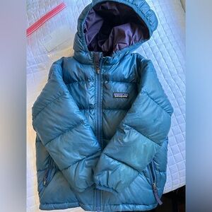Patagonia Toddler Size 4 Hi-Loft Down Sweater Hoody